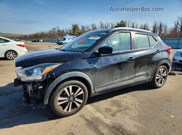 3N1CP5CU3KL532579 2019 NISSAN KICKS Черный Передняя левая четверть