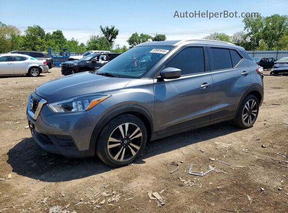 3N1CP5CU3KL542304 2019 NISSAN KICKS Gray Передня ліва чверть