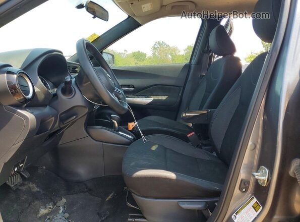 3N1CP5CU3KL542304 2019 NISSAN KICKS Gray Вид салону спереду