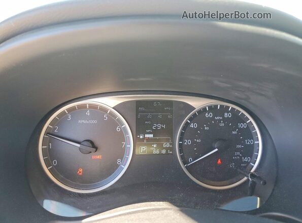 3N1CP5CU4JL531598 2018 NISSAN KICKS White Instrument cluster view