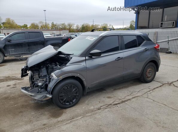 3N1CP5CU4JL533481 2018 NISSAN KICKS Gray Vista tres cuartos delantera izquierda