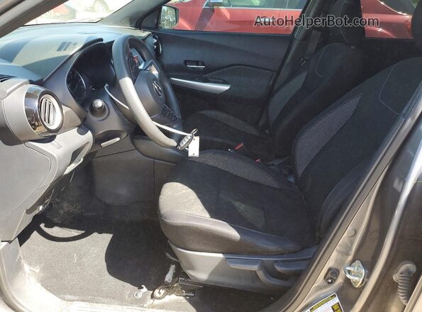 3N1CP5CU4JL543489 2018 NISSAN KICKS Gray წინა სალონის ხედი