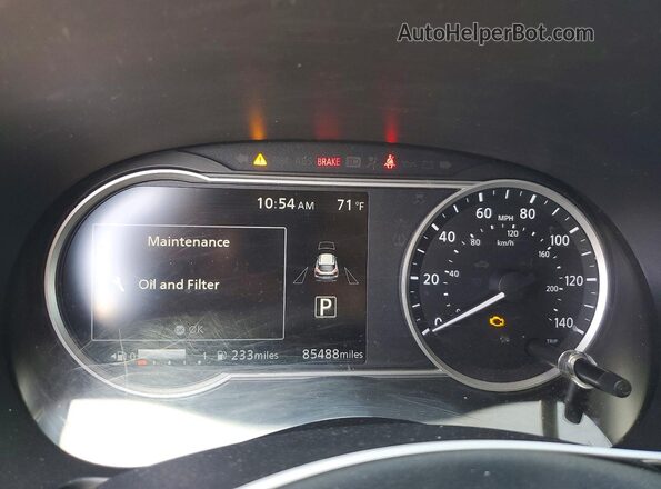 3N1CP5CU4JL543489 2018 NISSAN KICKS Gray ხელსაწყოთა პანელის ხედი