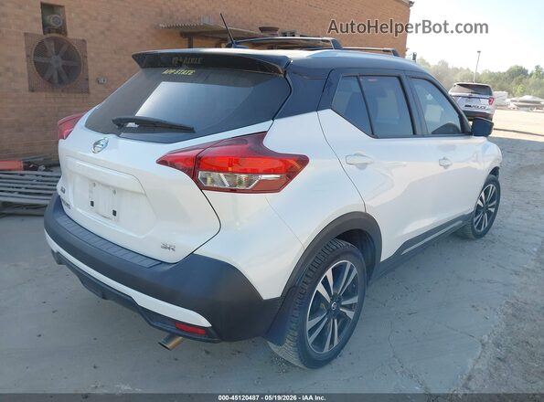3N1CP5CU4KL508744 2019 NISSAN KICKS Белый Задняя правая четверть