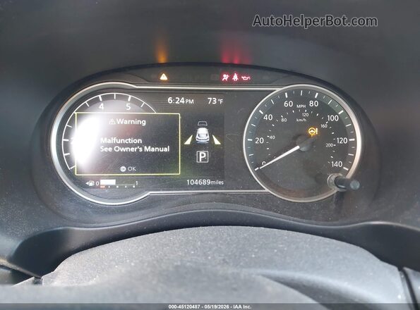 3N1CP5CU4KL508744 2019 NISSAN KICKS Белый Вид задних сидений