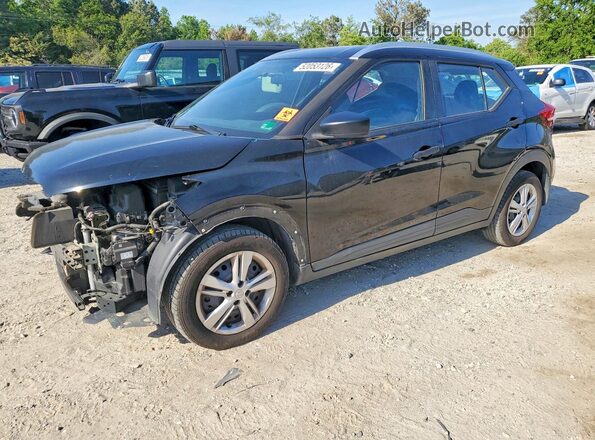 3N1CP5CU4KL530856 2019 NISSAN KICKS Черный Передняя левая четверть