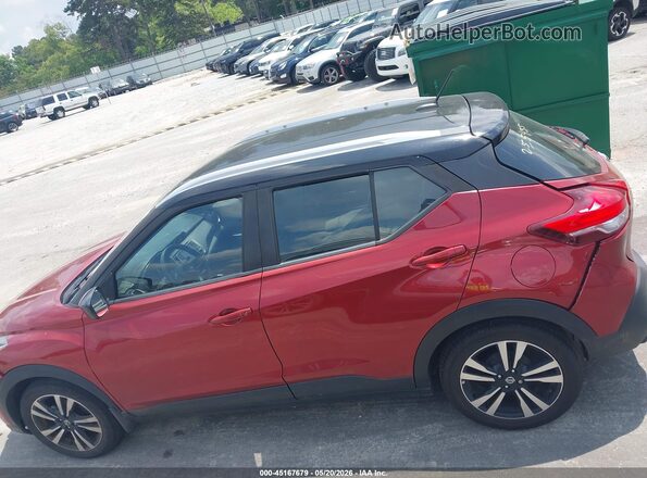 3N1CP5CU4KL550315 2019 NISSAN KICKS Красный Панорамный вид салона 360°