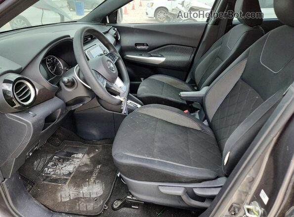 3N1CP5CU4KL568068 2019 NISSAN KICKS Серый Вид салона спереди