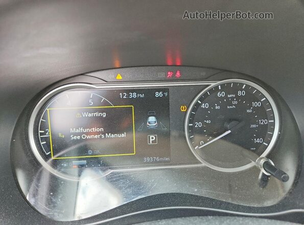 3N1CP5CU4KL568068 2019 NISSAN KICKS Серый Вид щитка приборов