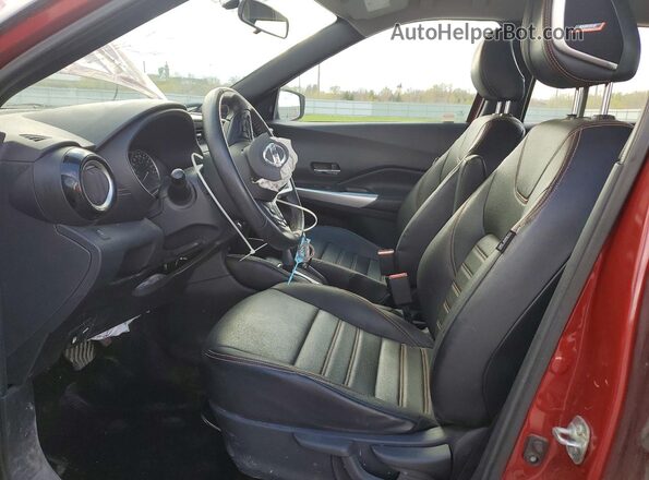 3N1CP5CU5JL518097 2018 NISSAN KICKS Red Widok wnętrza z przodu