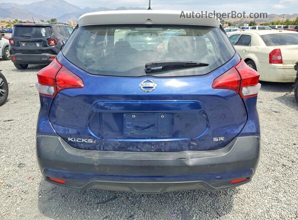 3N1CP5CU5JL521498 2018 NISSAN KICKS Blue Widok z tyłu