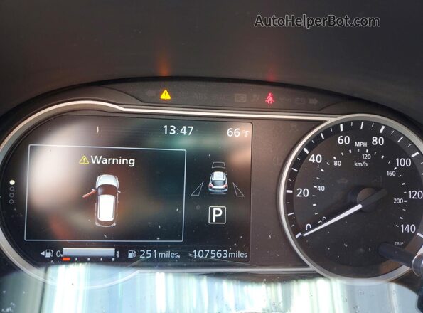 3N1CP5CU5JL540598 2018 NISSAN KICKS Черный Вид щитка приборов