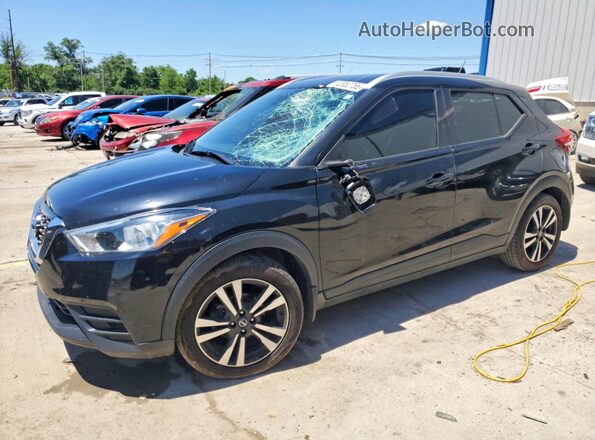 3N1CP5CU5JL540598 2018 NISSAN KICKS Черный Передняя левая четверть