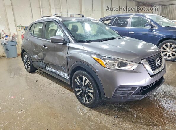 3N1CP5CU5KL503293 2019 NISSAN KICKS Gray Delantero derecho