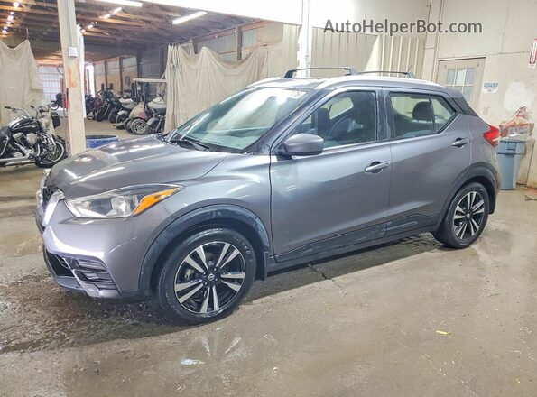3N1CP5CU5KL503293 2019 NISSAN KICKS Gray Vista tres cuartos delantera izquierda