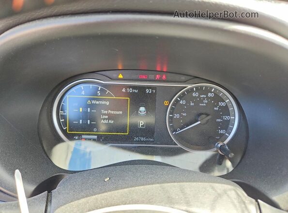 3N1CP5CU6KL492689 2019 NISSAN KICKS Blue Սարքավորումների վահանակի տեսք