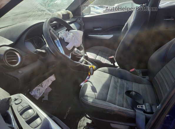 3N1CP5CU6KL492689 2019 NISSAN KICKS Blue Սալոնի դիմացի տեսք