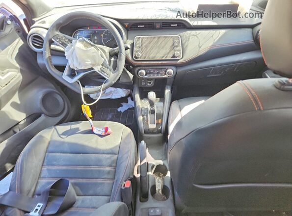 3N1CP5CU6KL492689 2019 NISSAN KICKS Blue Առջևի վահանակի տեսք