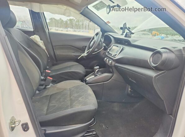 3N1CP5CU6KL520863 2019 NISSAN KICKS White Вид салону спереду