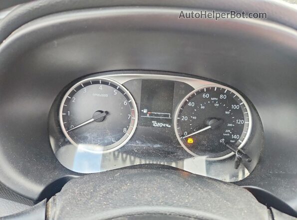 3N1CP5CU6KL520863 2019 NISSAN KICKS White Вид щитка приладів