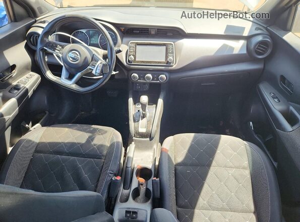 3N1CP5CU6KL545147 2019 NISSAN KICKS Gray Առջևի վահանակի տեսք