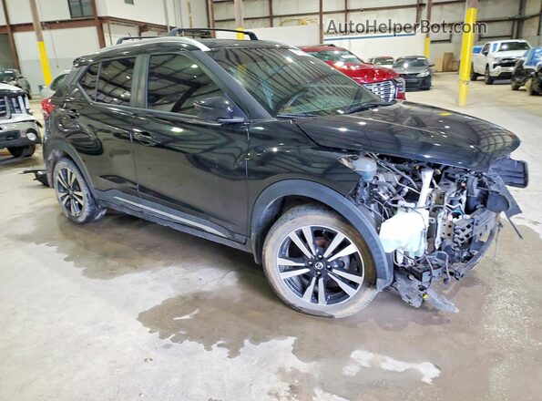 3N1CP5CU6KL550476 2019 NISSAN KICKS Черный Передняя правая четверть