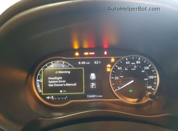 3N1CP5CU6KL550476 2019 NISSAN KICKS Черный Вид щитка приборов