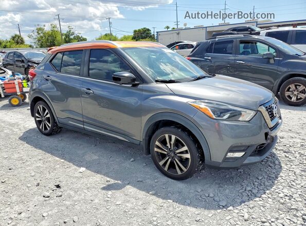 3N1CP5CU6KL555998 2019 NISSAN KICKS Gray Przód prawy