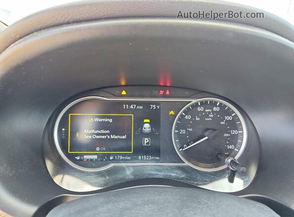 3N1CP5CU7JL517498 2018 NISSAN KICKS Gray Vista del cuadro de instrumentos