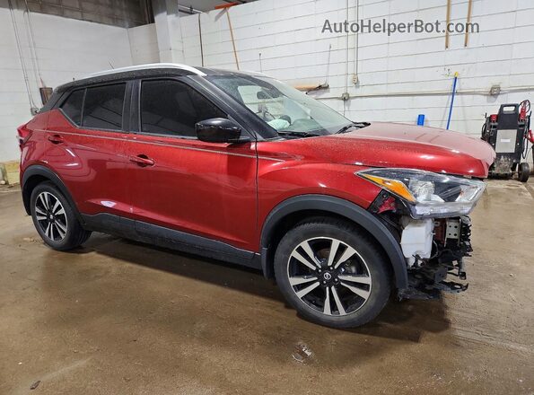 3N1CP5CU7JL527755 2018 NISSAN KICKS Красный Передняя правая четверть