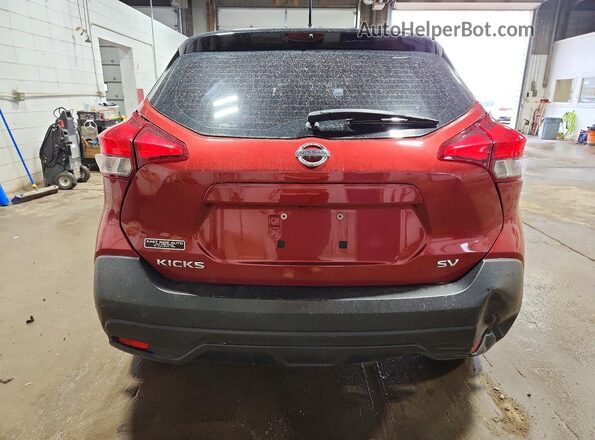 3N1CP5CU7JL527755 2018 NISSAN KICKS Красный Вид сзади