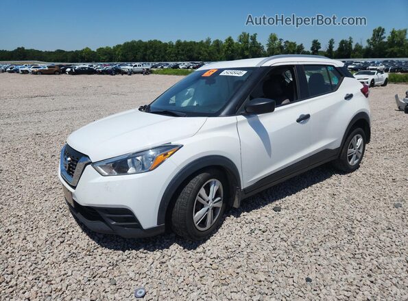 3N1CP5CU8JL531555 2018 NISSAN KICKS White Առջևի ձախ երեք քառորդ տեսարան