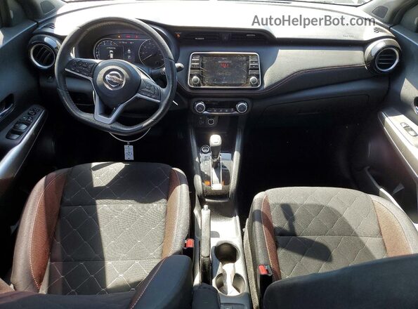 3N1CP5CU8KL513235 2019 NISSAN KICKS Черный Вид панели приборов