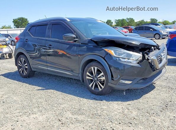 3N1CP5CU8KL513235 2019 NISSAN KICKS Черный Передняя правая четверть