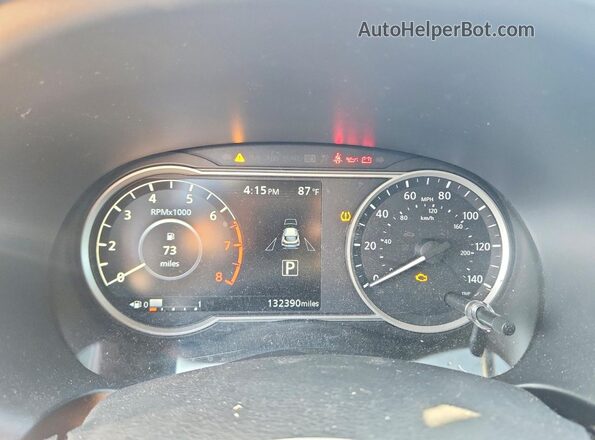 3N1CP5CU9JL536411 2018 NISSAN KICKS Белый Вид щитка приборов