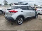 2018 Nissan Kicks S Silver vin: 3N1CP5CUXJL535235