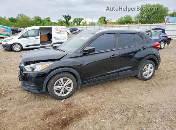 3N1CP5CUXKL497748 2019 NISSAN KICKS Black წინა მარცხენა ხედი სამი მეოთხედიდან