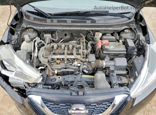3N1CP5CUXKL497748 2019 NISSAN KICKS Black ძრავის განყოფილების ხედი