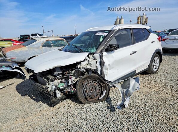 3N1CP5CUXKL538329 2019 NISSAN KICKS Белый Передняя левая четверть