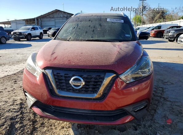 3N1CP5CUXKL561111 2019 NISSAN KICKS Темно-бордовый Вид спереди