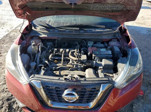 3N1CP5CUXKL561111 2019 NISSAN KICKS Темно-бордовый Вид задней части салона