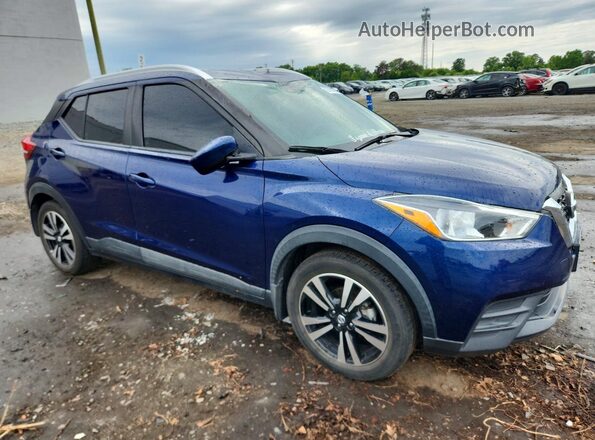 3N1CP5CV0LL521307 2020 NISSAN KICKS Синий Передняя правая четверть