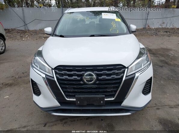 3N1CP5CV1ML484477 2021 NISSAN KICKS White Instrument cluster view