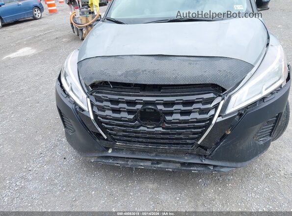 3N1CP5CV2NL501093 2022 NISSAN KICKS Gray Դիմացի տեսք