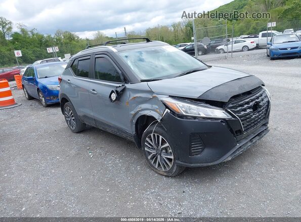 3N1CP5CV2NL501093 2022 NISSAN KICKS Gray Առջևի աջ