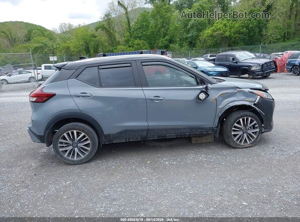 3N1CP5CV2NL501093 2022 NISSAN KICKS Gray Սալոնի հետևի տեսք