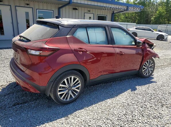 3N1CP5CV2NL531131 2022 NISSAN KICKS Красный Задняя правая четверть