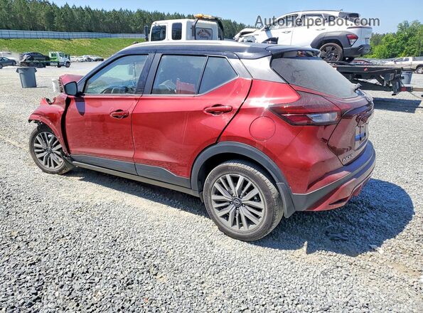 3N1CP5CV2NL531131 2022 NISSAN KICKS Красный Задняя левая четверть