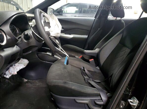 3N1CP5CV3LL502539 2020 NISSAN KICKS Черный Вид салона спереди