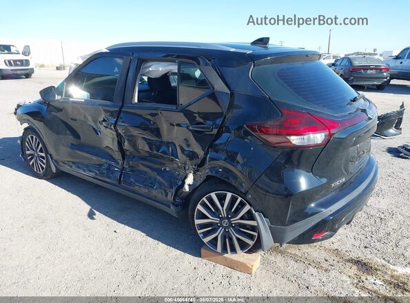 3N1CP5CV3ML546302 2021 NISSAN KICKS Черный Задняя левая четверть